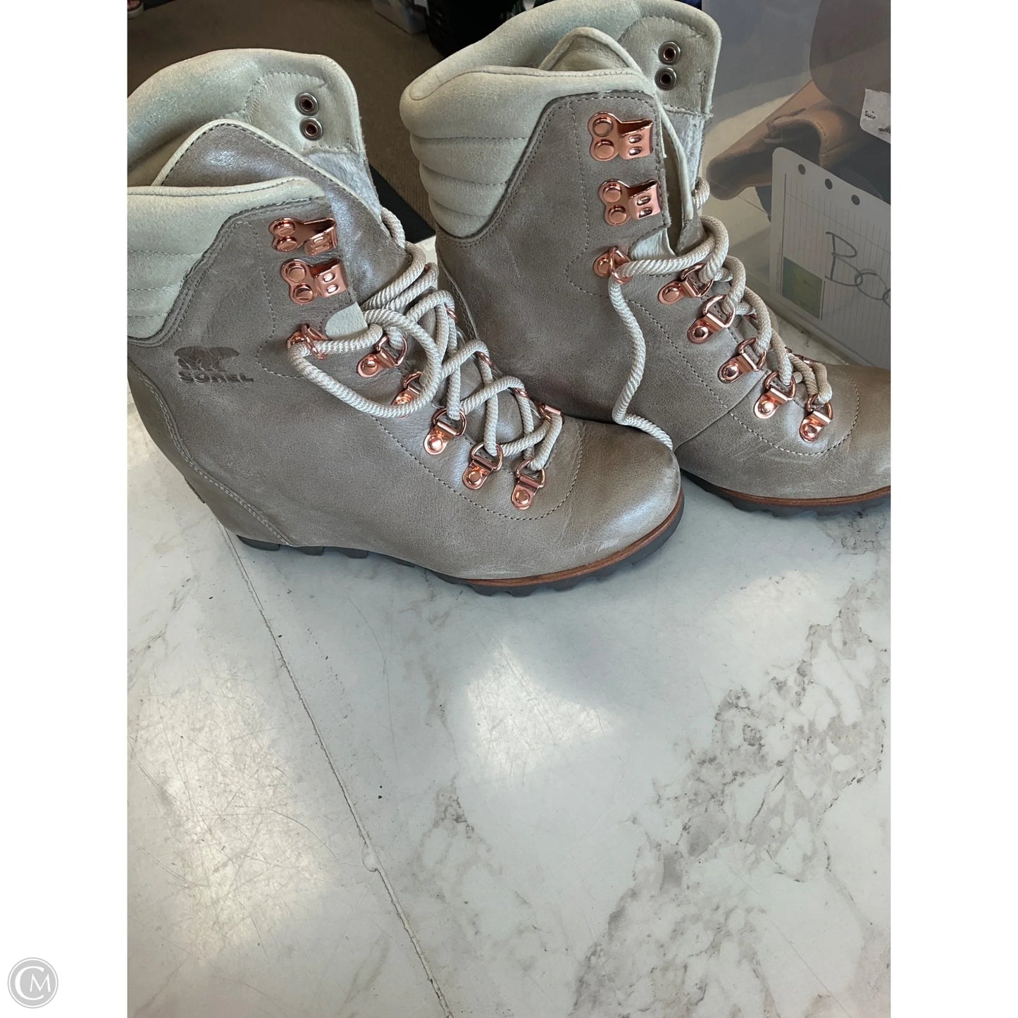 Boots Snow By Sorel In Tan, Size: 7.5