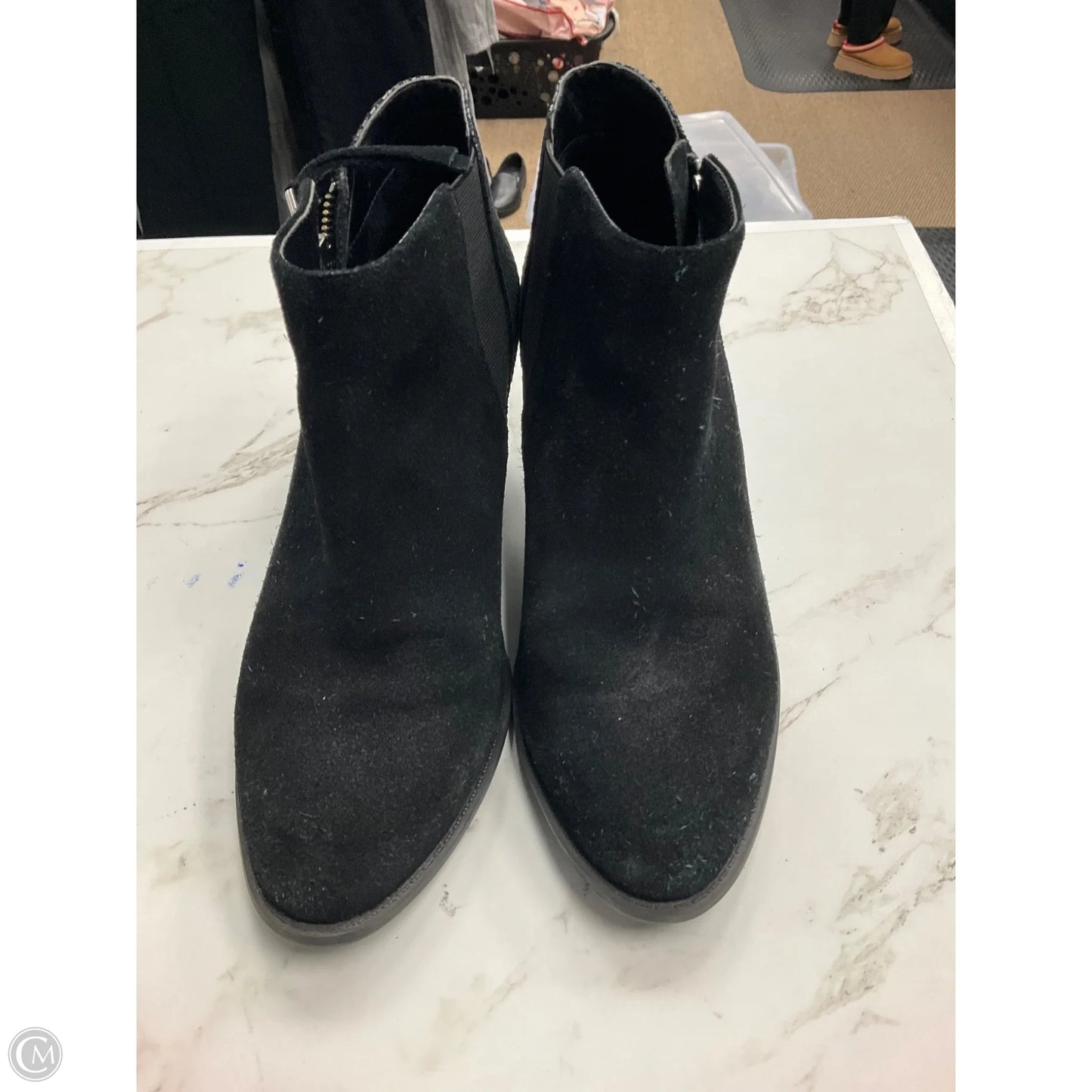 Boots Ankle Heels By Vionic In Black, Size: 8.5