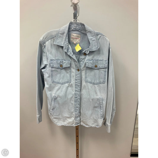 Jacket Denim By Lucky Brand In Blue, Size: S