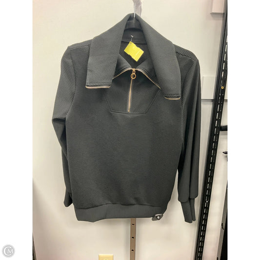 Sweatshirt Collar By Clothes Mentor In Black, Size: S