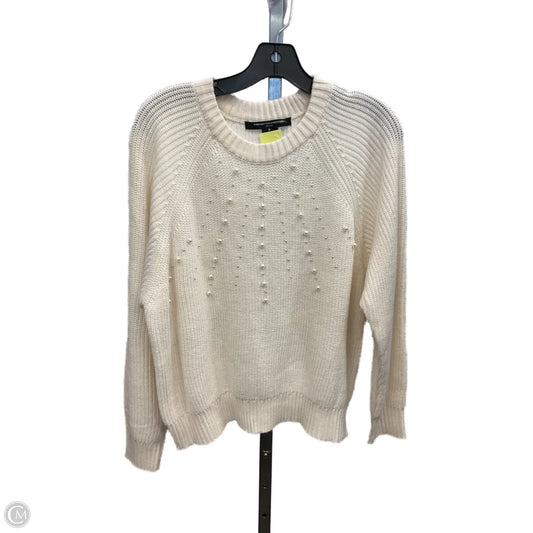 Sweater By French Connection In Cream, Size: M