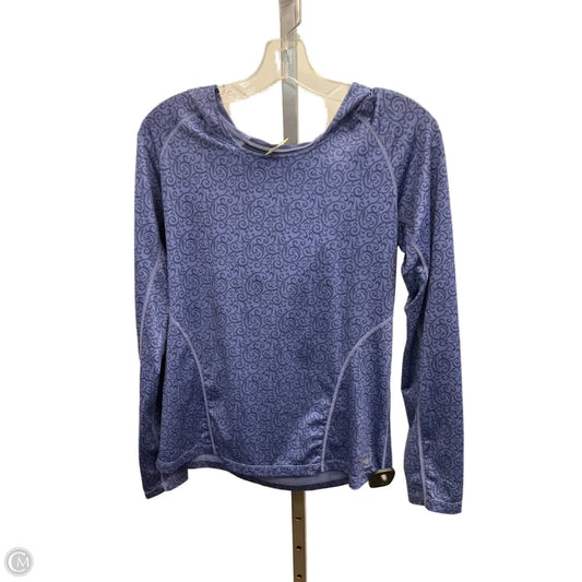 Athletic Sweatshirt Hoodie By Rei In Purple, Size: S