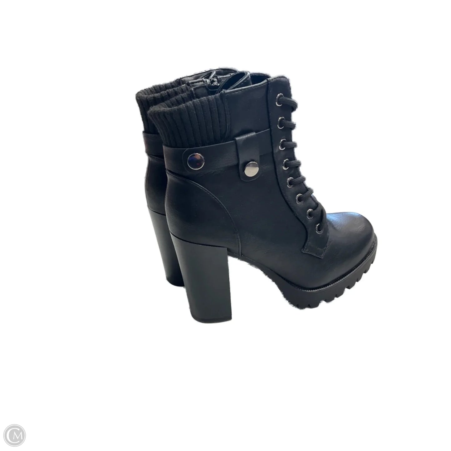 Boots Ankle Heels By Cmc In Black, Size: 8.5