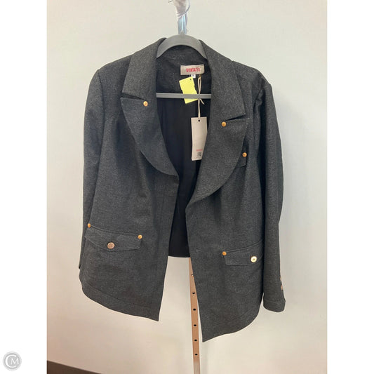 Jacket Other By Clothes Mentor In Grey & Silver, Size: M