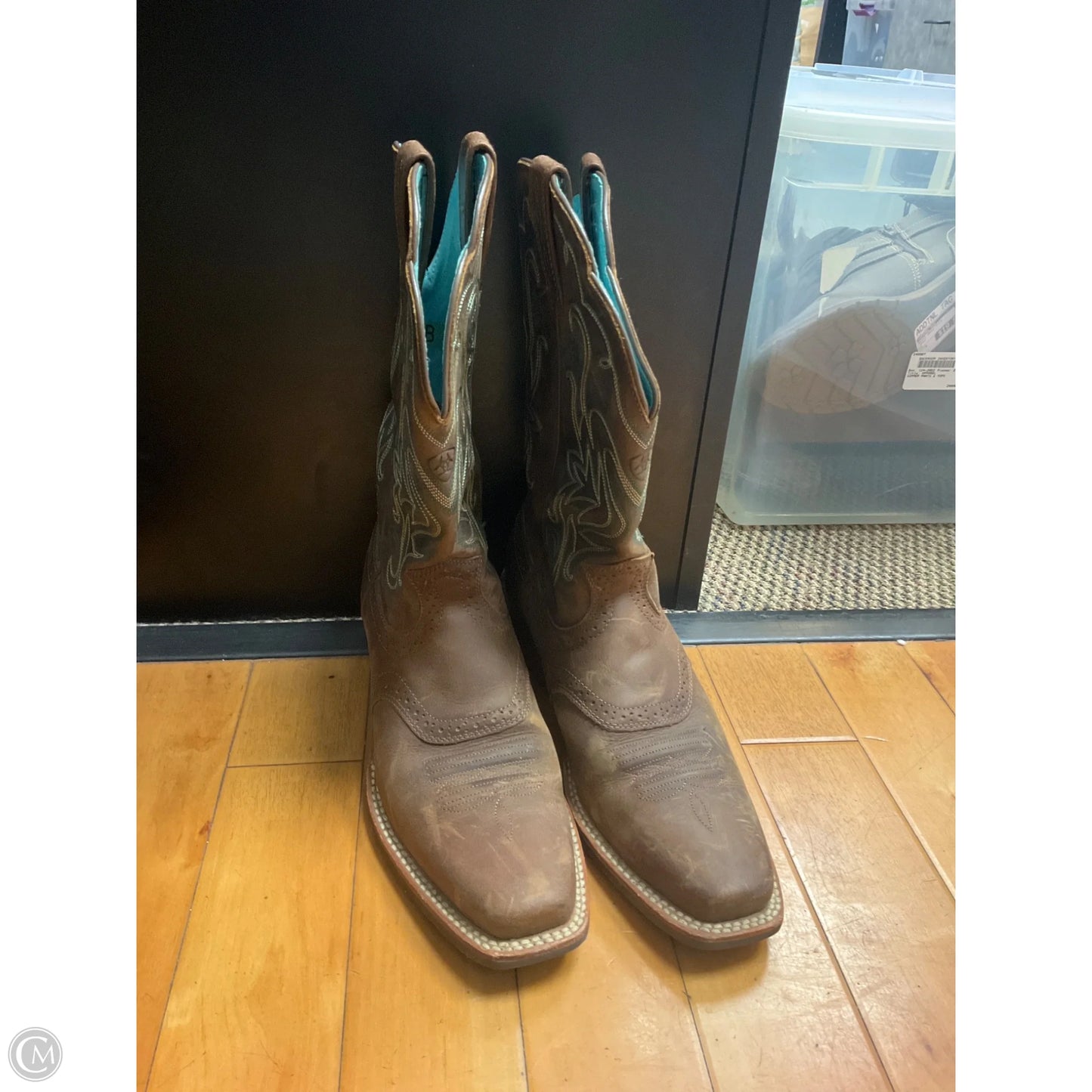 Boots Western By Clothes Mentor In Brown, Size: 9