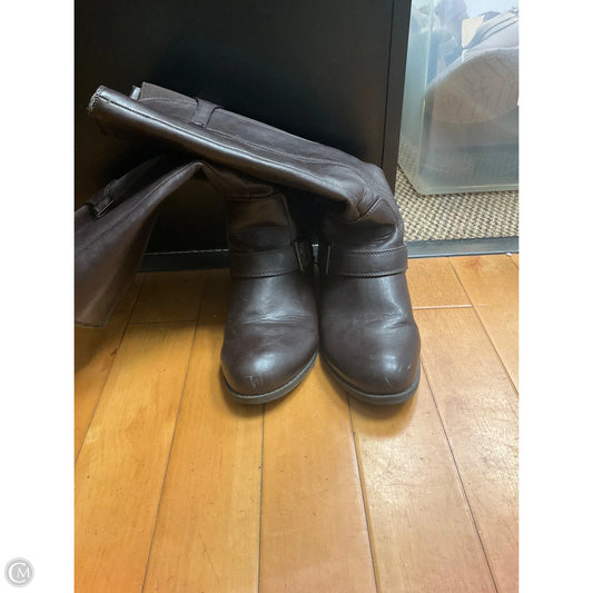 Boots Ankle Heels By Life Stride In Brown, Size: 9