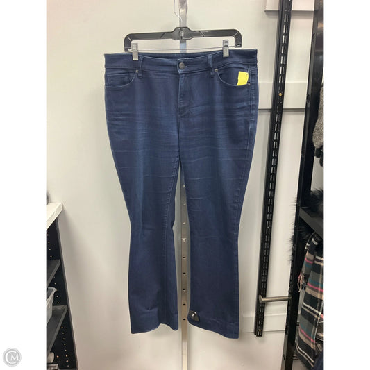 Jeans Boot Cut By Loft In Blue, Size: 14