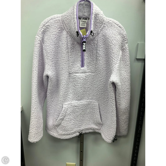 Jacket Fleece By Pink In Purple, Size: S