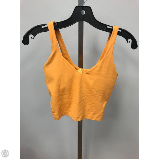 Athletic Bra By Lululemon In Orange, Size: S