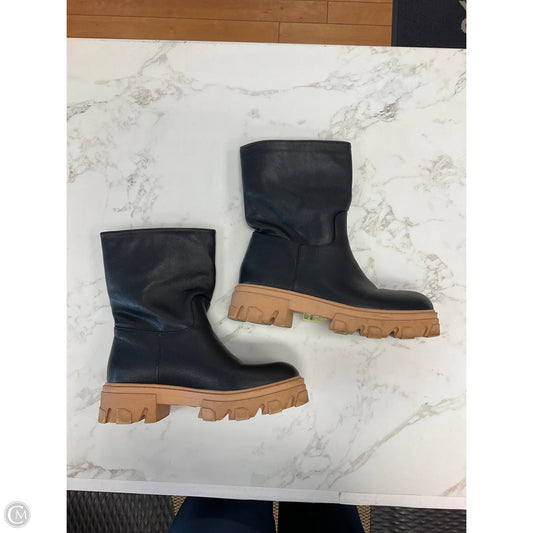 Boots Mid-calf Heels By Diamantique In Black, Size: 8.5