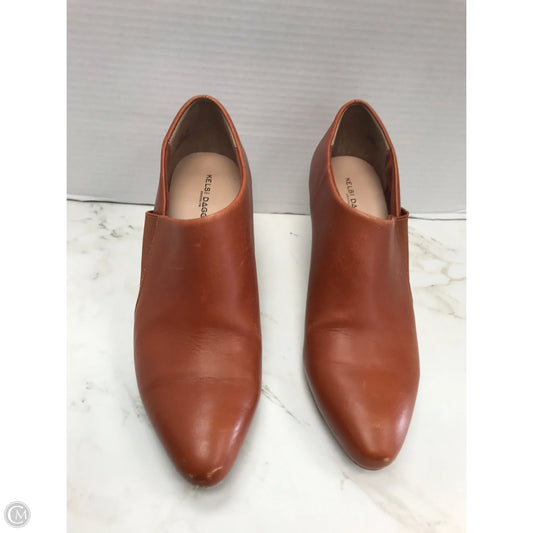 Boots Ankle Heels By Kelsi Dagger In Brown, Size: 9