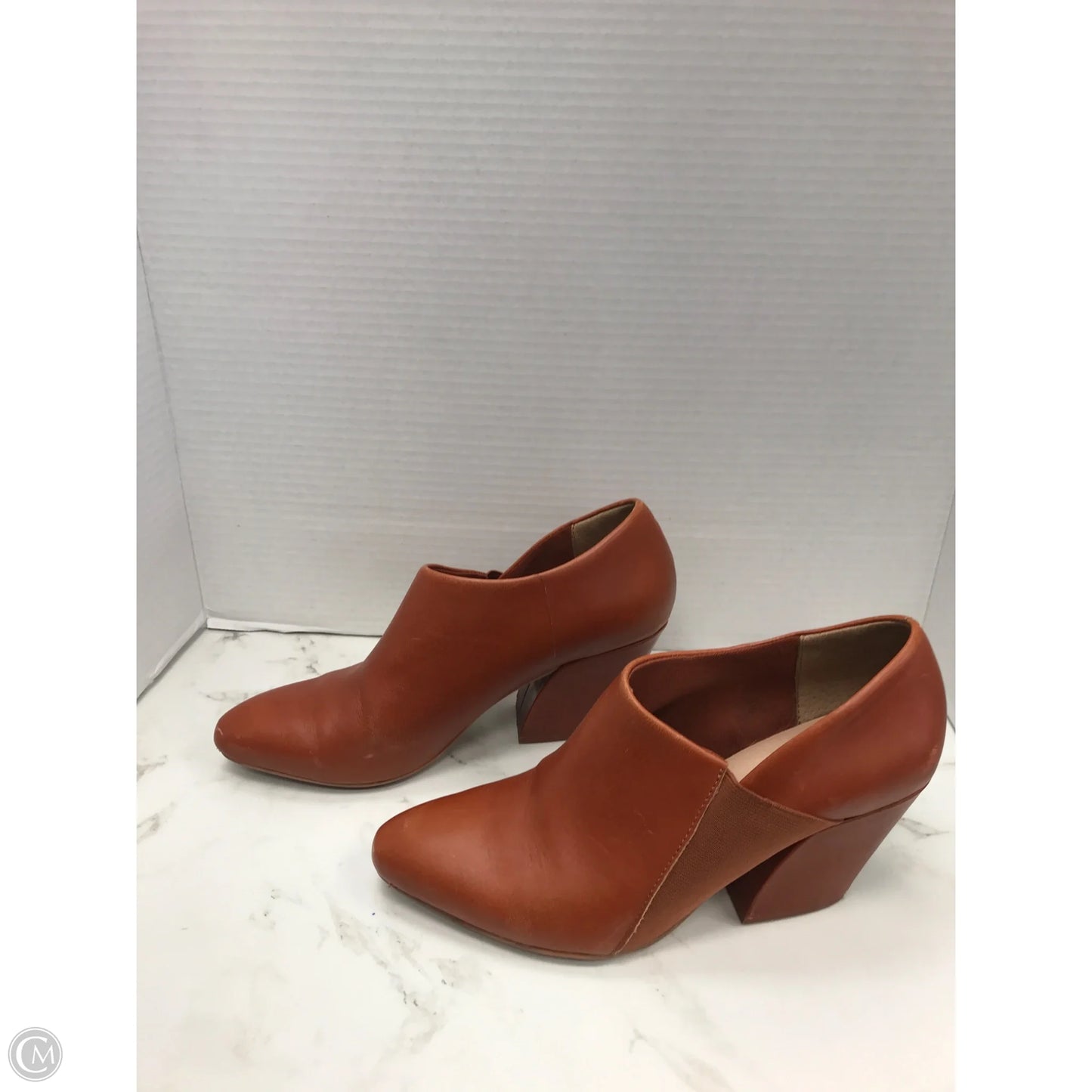 Boots Ankle Heels By Kelsi Dagger In Brown, Size: 9