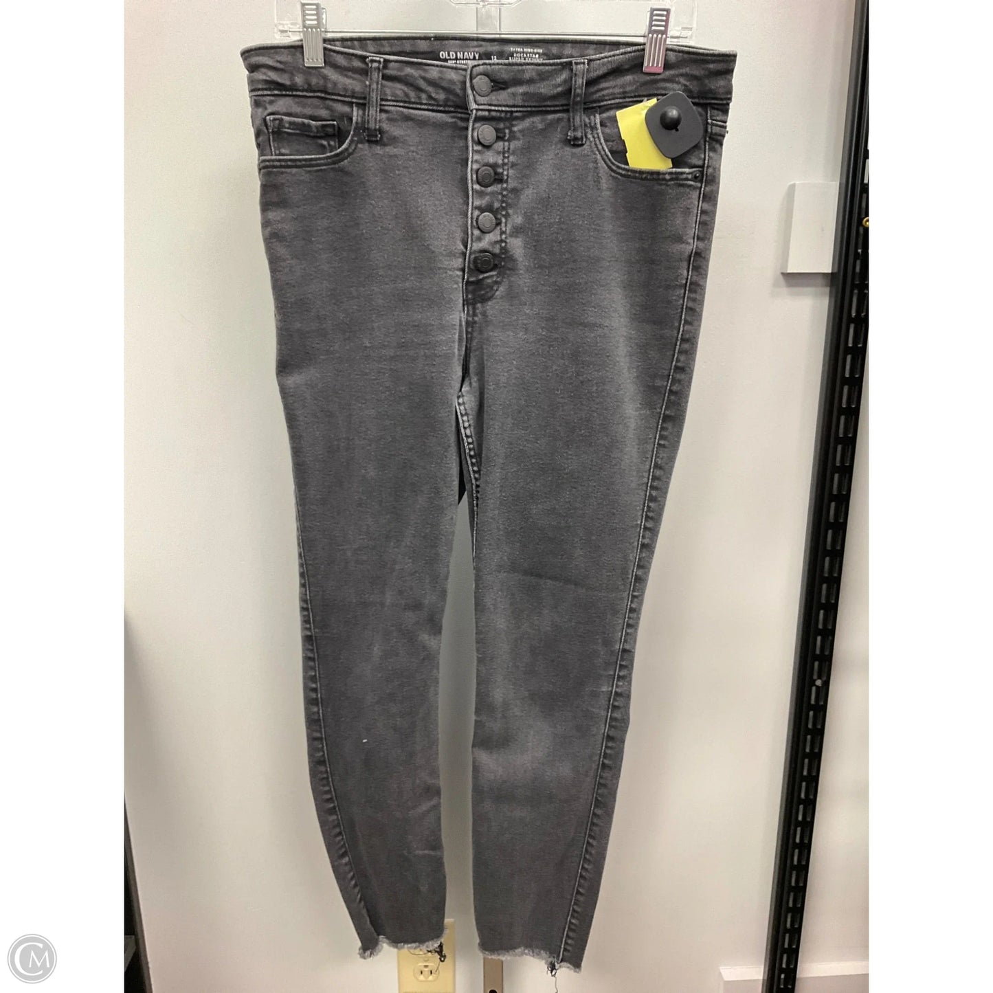 Jeans Skinny By Old Navy In Black, Size: 12