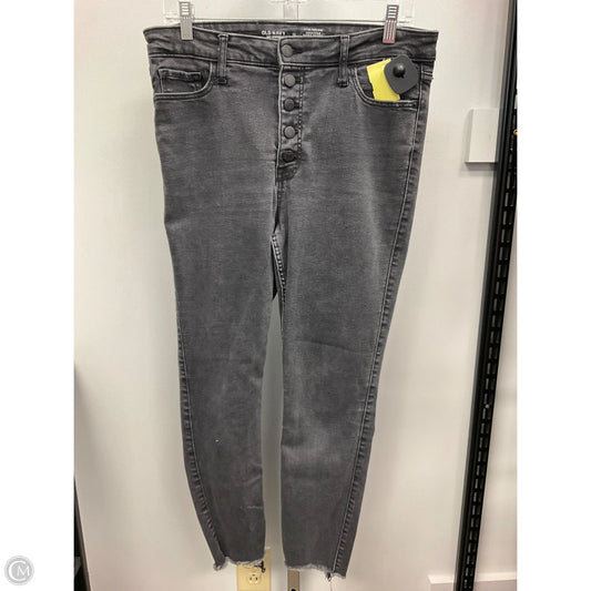 Jeans Skinny By Old Navy In Black, Size: 12