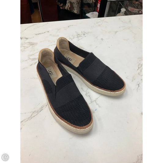 Shoes Flats By Ugg In Black, Size: 7.5