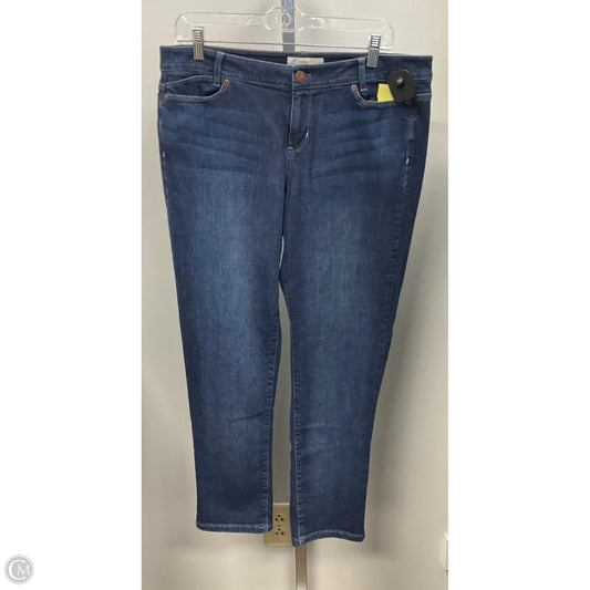Jeans Straight By J. Jill In Blue, Size: 12