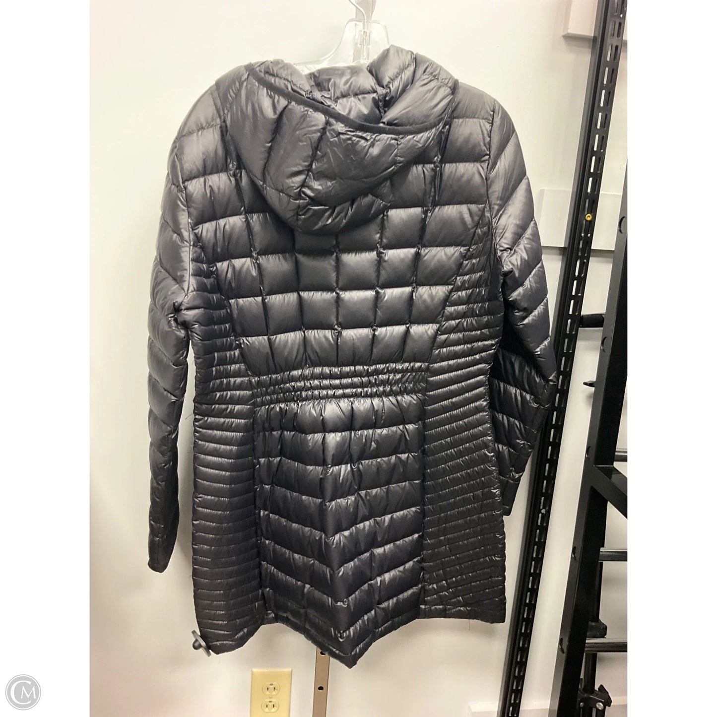 Coat Puffer & Quilted By Calvin Klein In Black, Size: L
