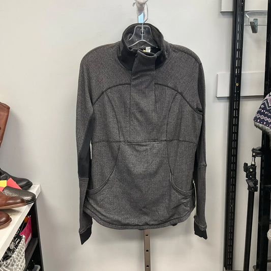 Athletic Jacket By Lululemon In Grey, Size: 12