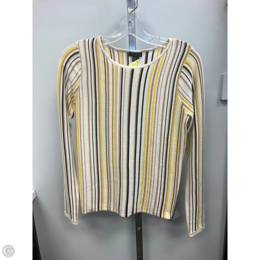 Top Long Sleeve By Ann Taylor In Striped Pattern, Size: Xs