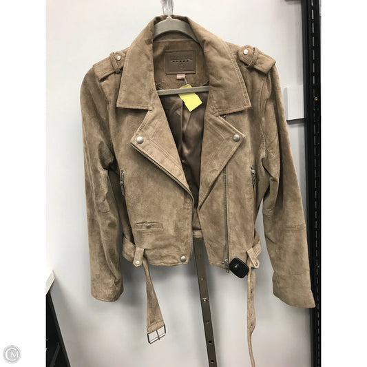Jacket Moto By Blanknyc In Tan, Size: M