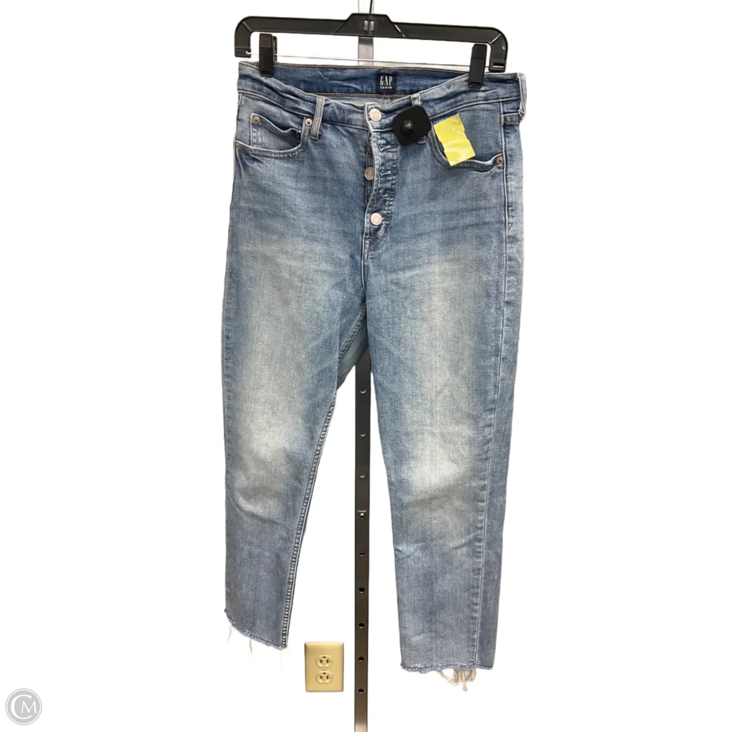 Jeans Straight By Gap In Blue, Size: 8