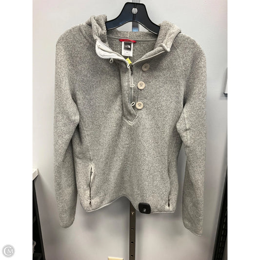 Sweatshirt Hoodie By The North Face In Grey, Size: M