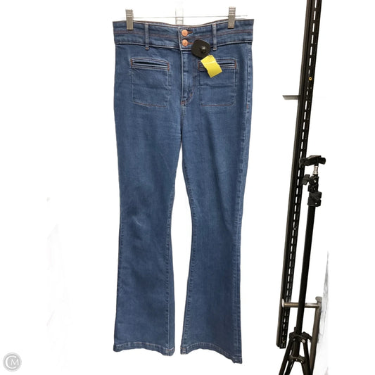 Jeans Flared By Loft In Blue, Size: 4