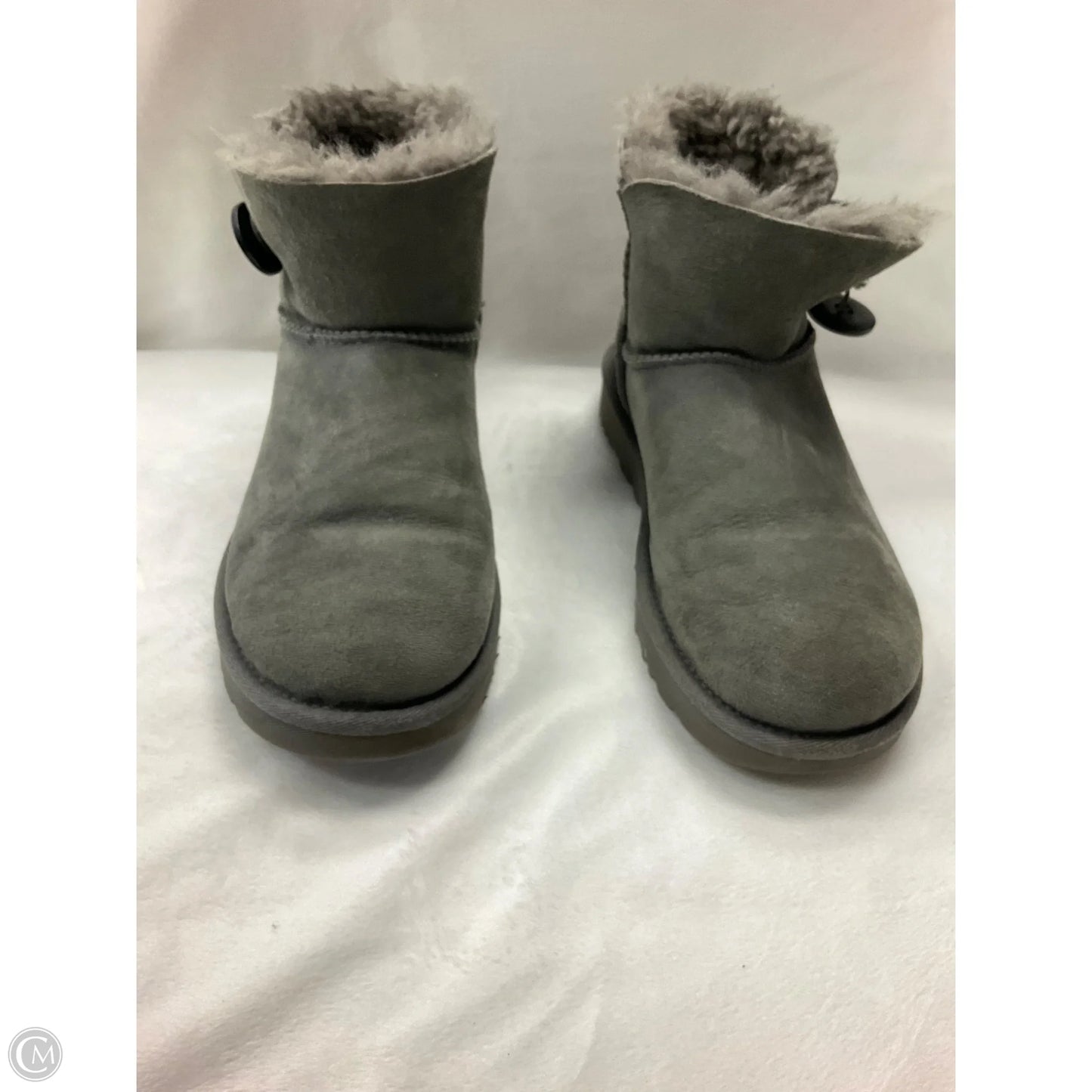 Boots Designer By Ugg In Grey, Size: 7