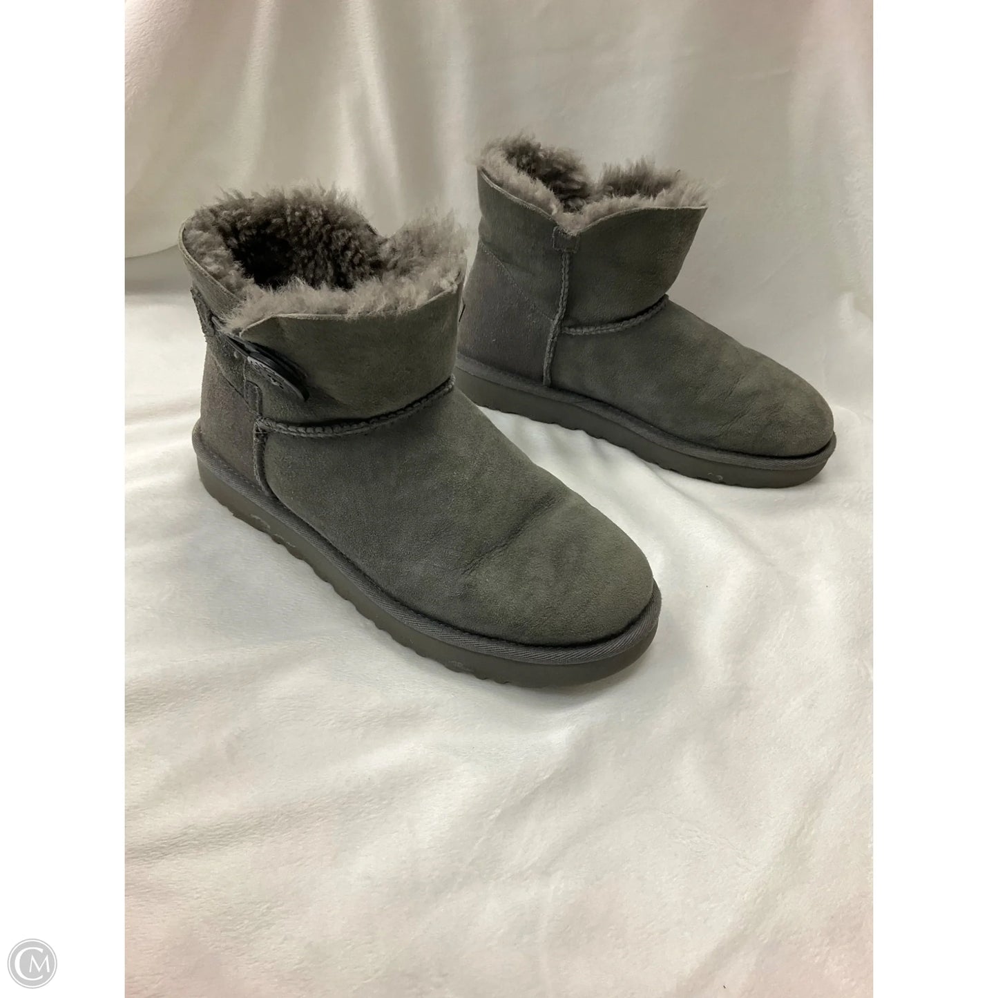 Boots Designer By Ugg In Grey, Size: 7