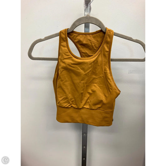Athletic Bra By Lululemon In Gold, Size: M