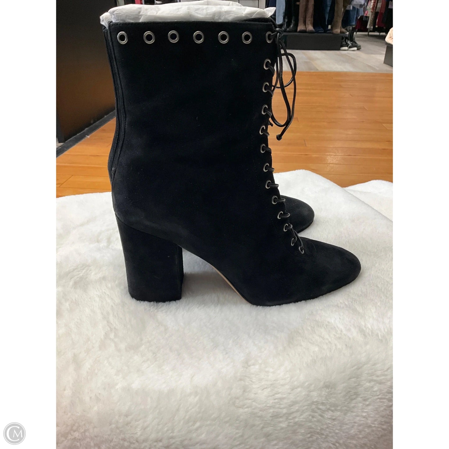 Boots Designer By Coach In Black, Size: 8.5