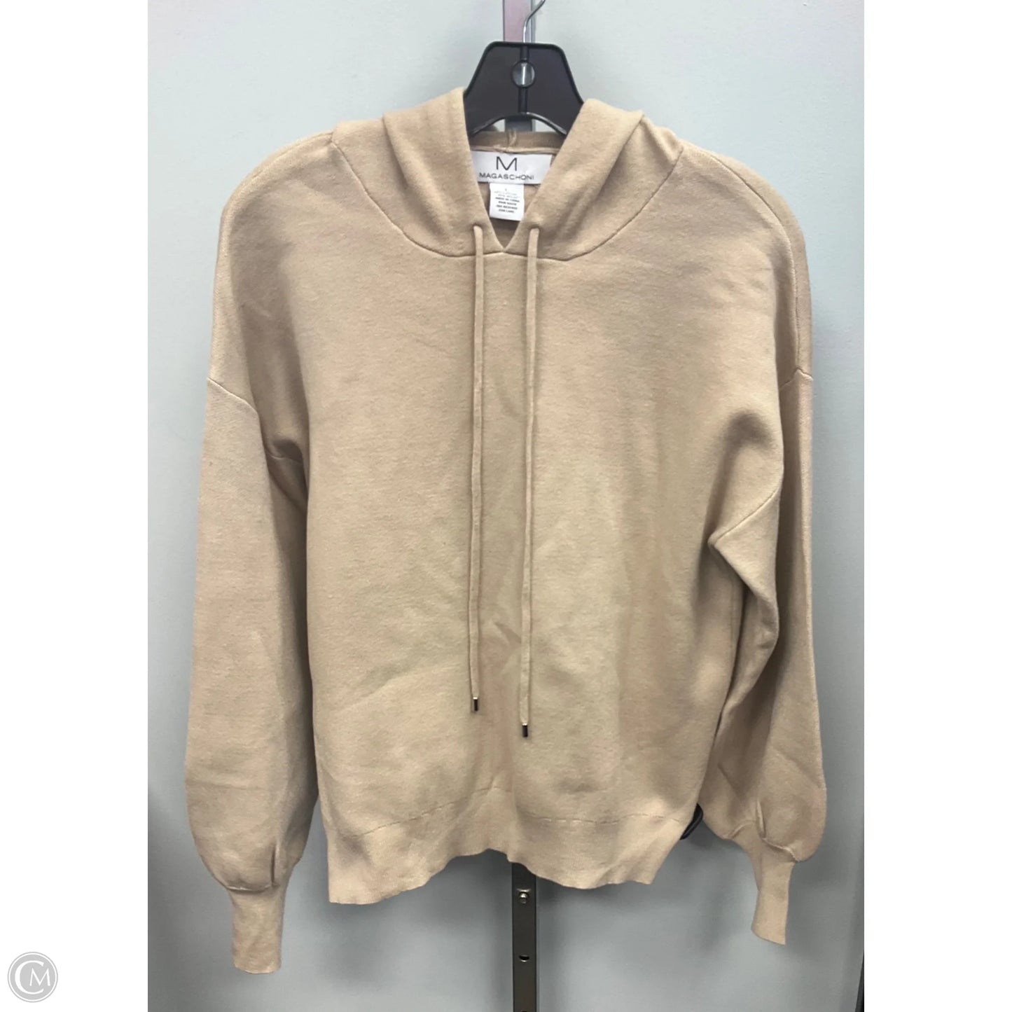 Sweater By Magaschoni In Tan, Size: L