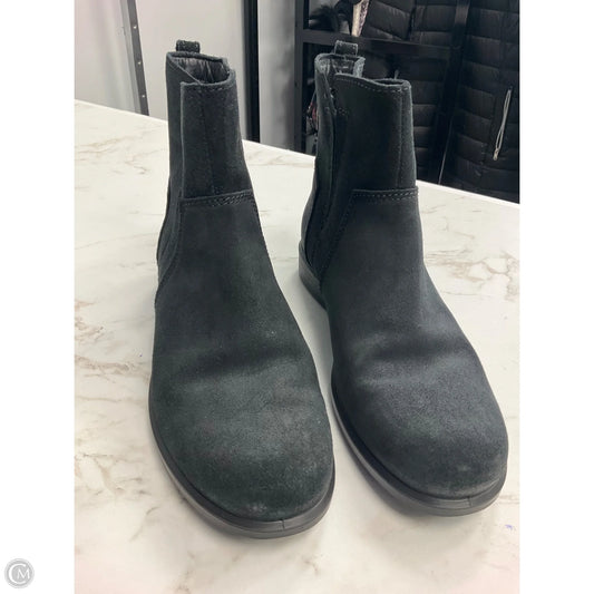Boots Ankle Heels By Ecco In Black, Size: 9.5