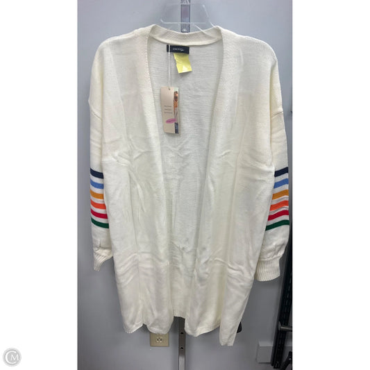 Sweater Cardigan By Dokotoo In Striped Pattern, Size: Xl