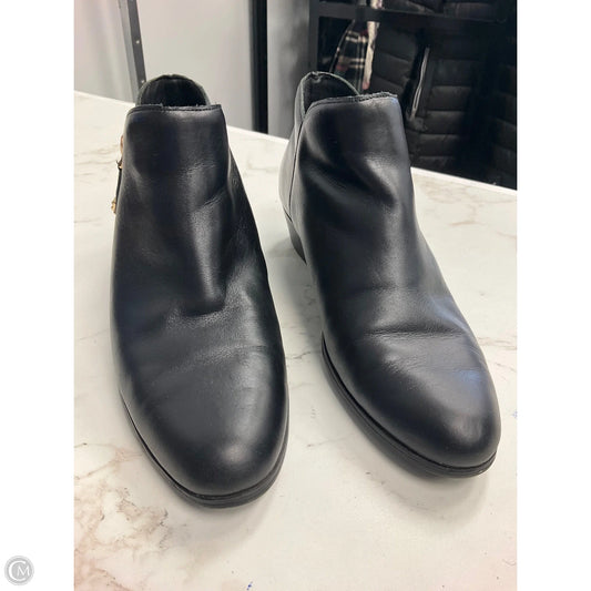 Boots Ankle Heels By Aerosoles In Black, Size: 7
