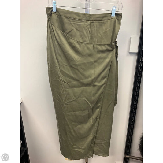 Skirt Midi By Bcbgmaxazria In Green, Size: M