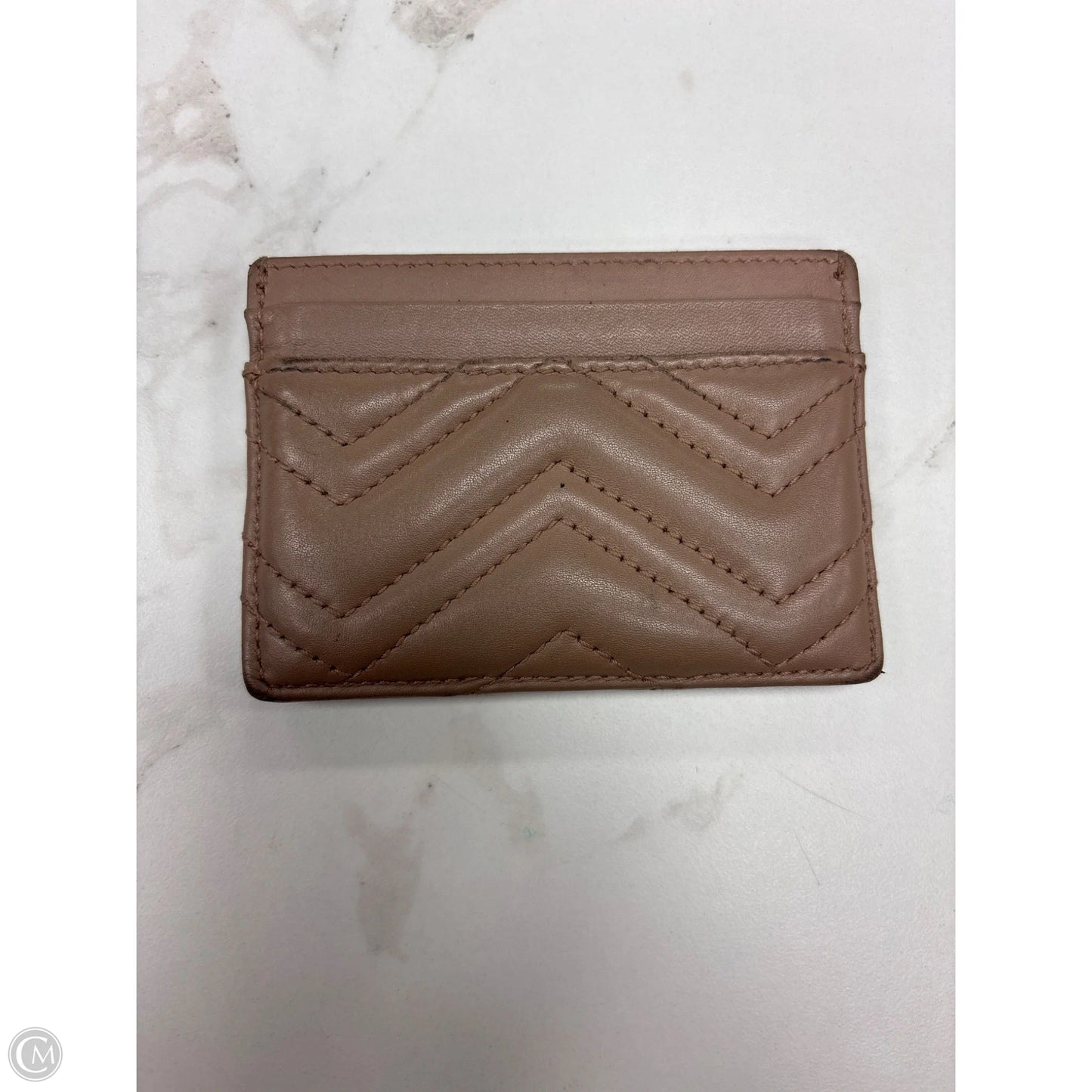 Id/card Holder Luxury Designer By Gucci, Size: Small
