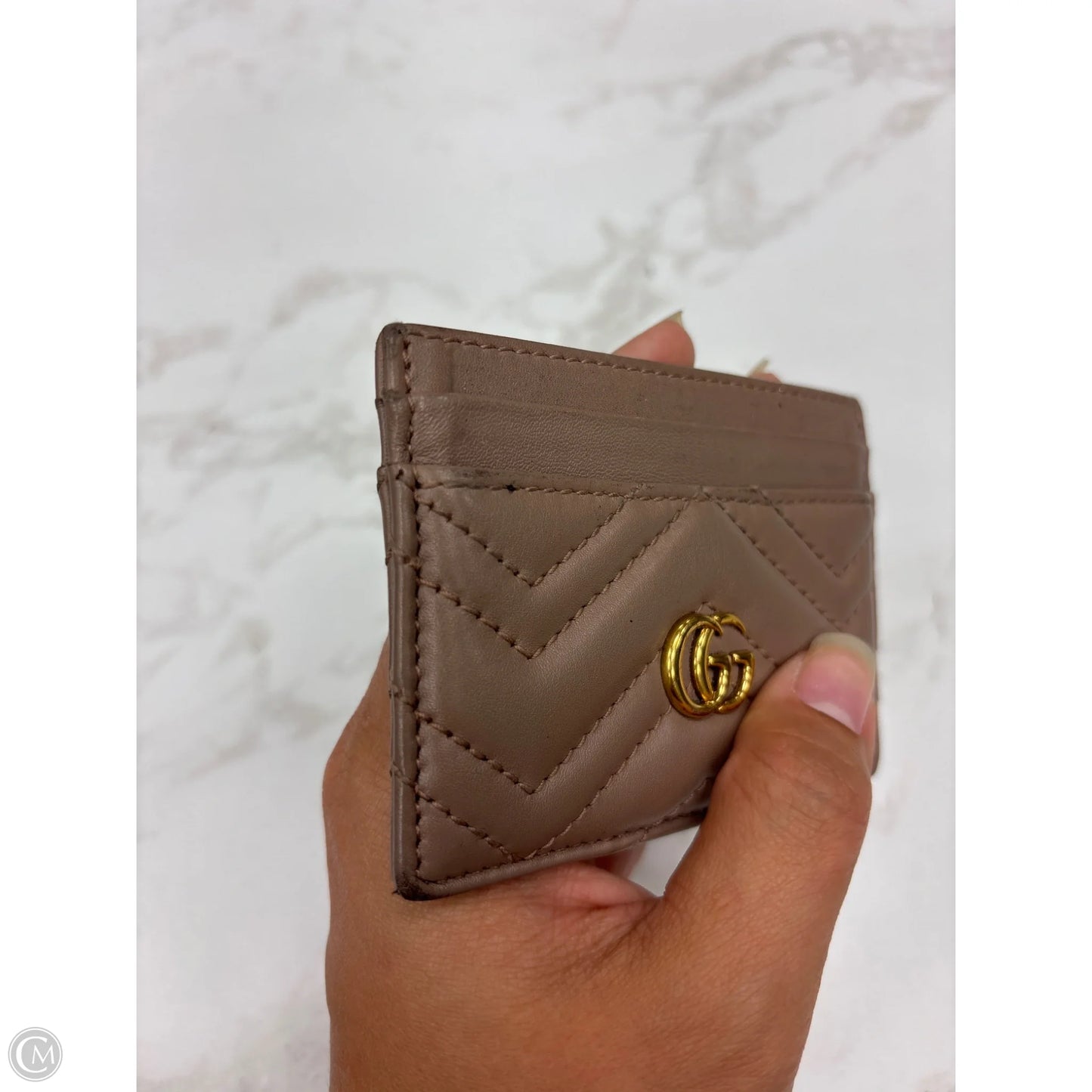 Id/card Holder Luxury Designer By Gucci, Size: Small