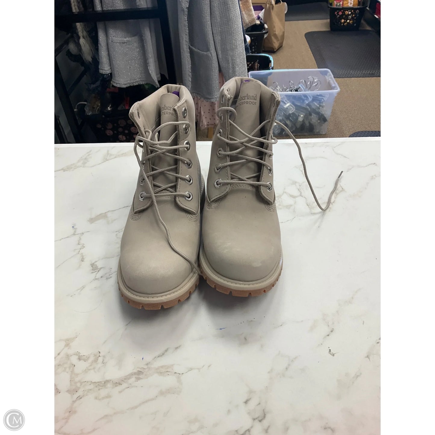 Boots Hiking By Timberland In Taupe, Size: 8