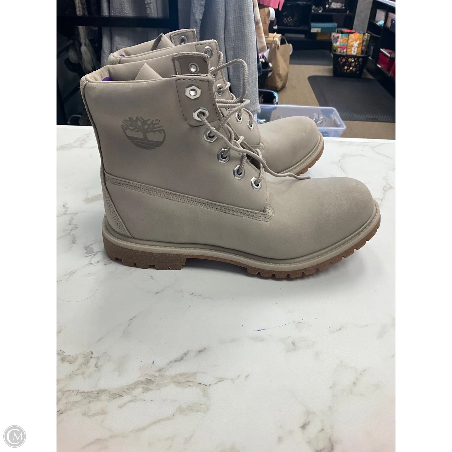 Boots Hiking By Timberland In Taupe, Size: 8
