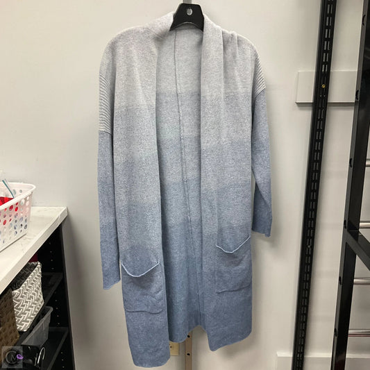 Sweater Cardigan By Athleta In Blue, Size: M
