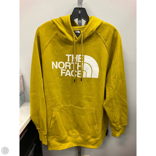 Sweatshirt Hoodie By The North Face In Yellow, Size: Xxl