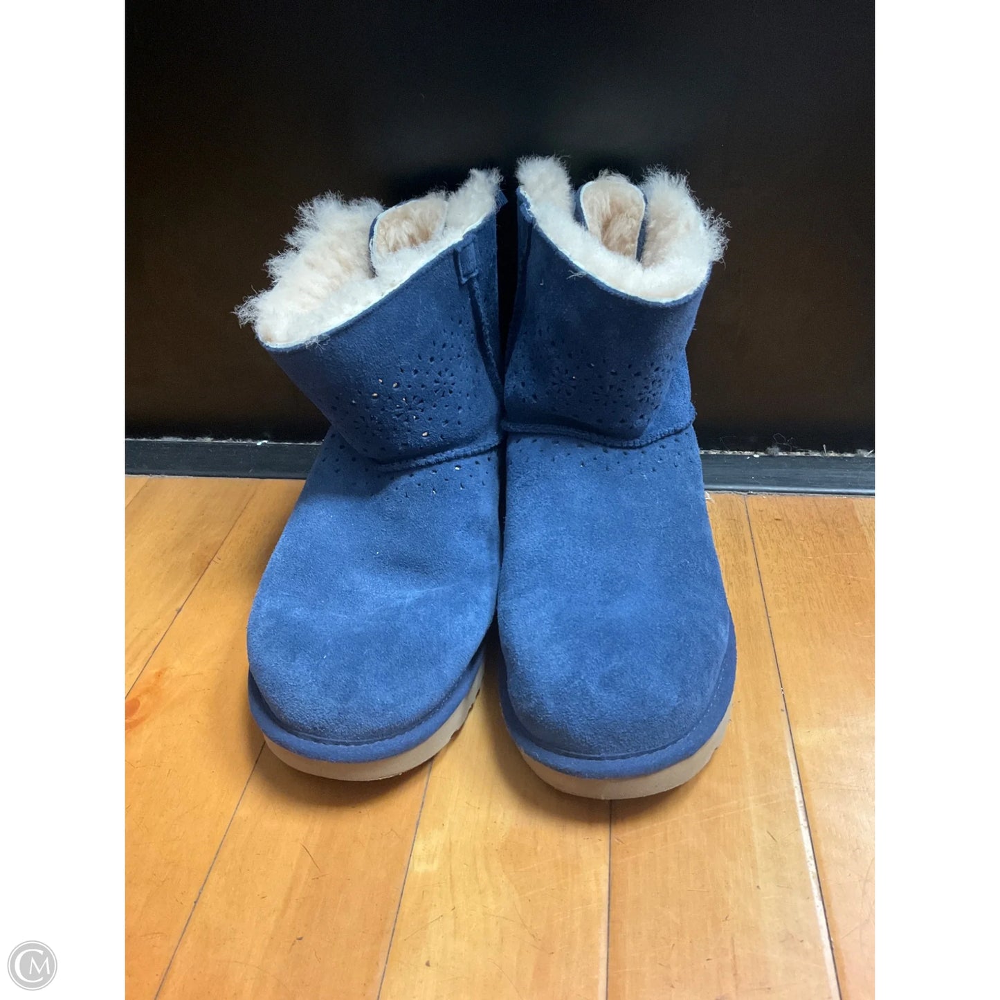 Boots Designer By Ugg In Blue, Size: 7
