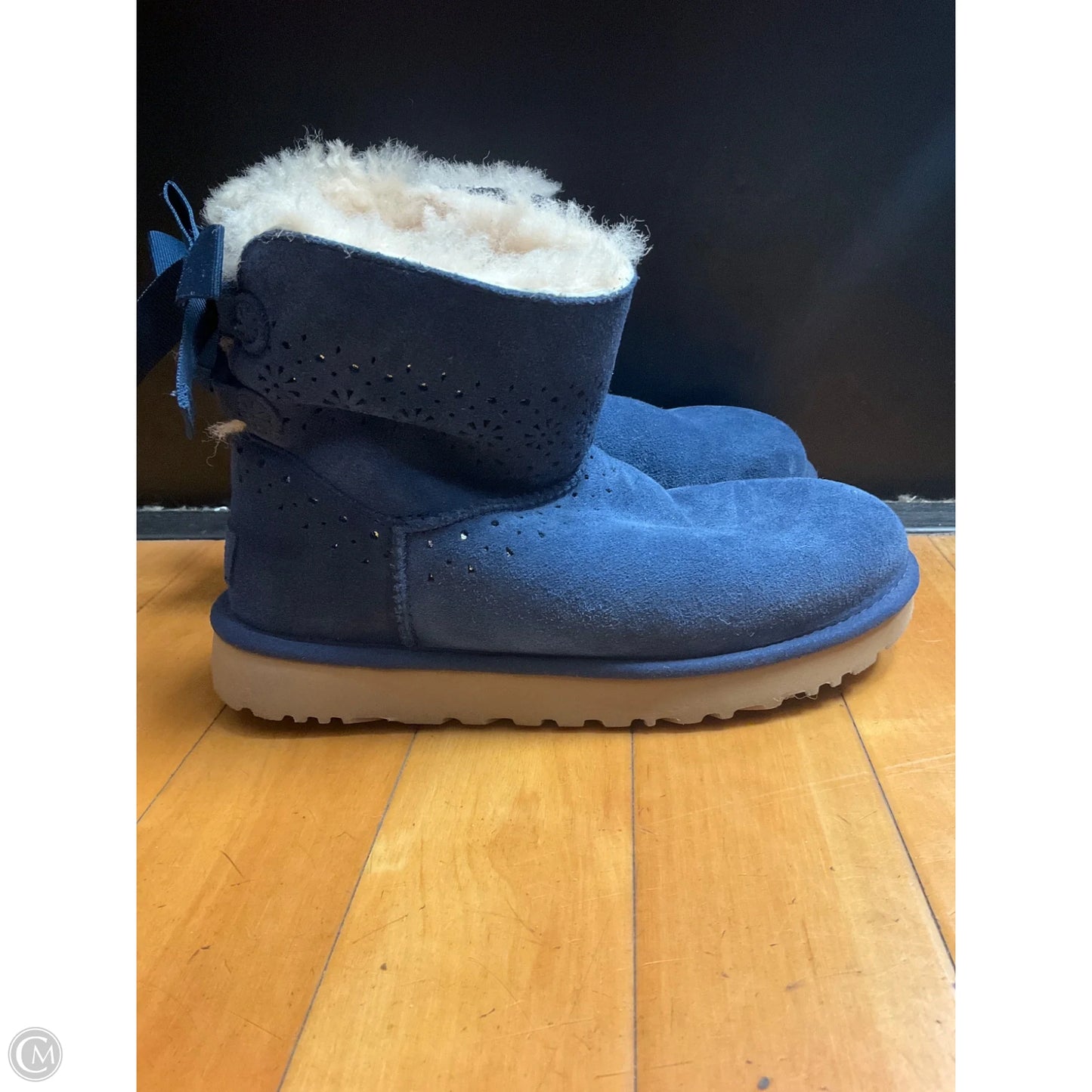 Boots Designer By Ugg In Blue, Size: 7