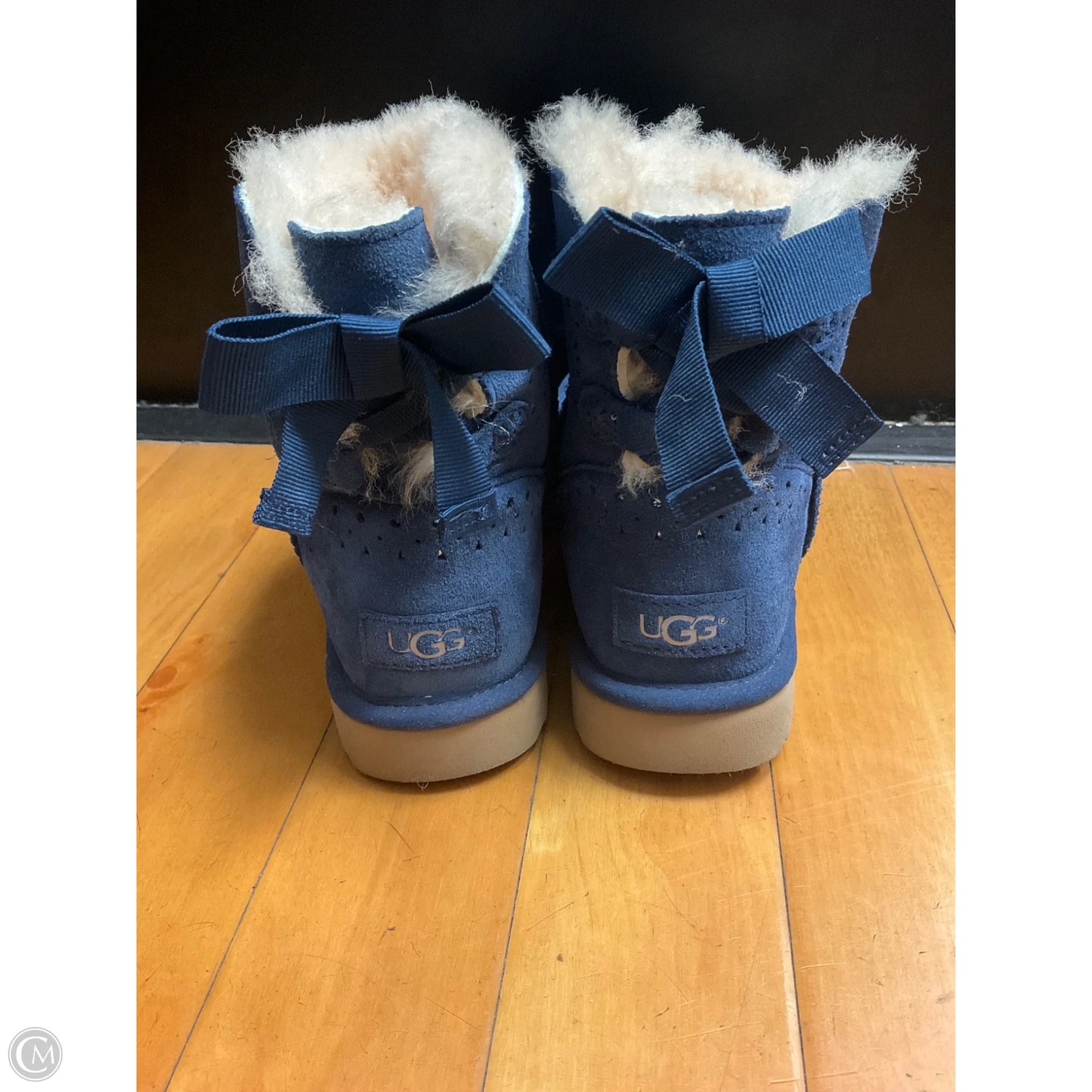 Boots Designer By Ugg In Blue, Size: 7