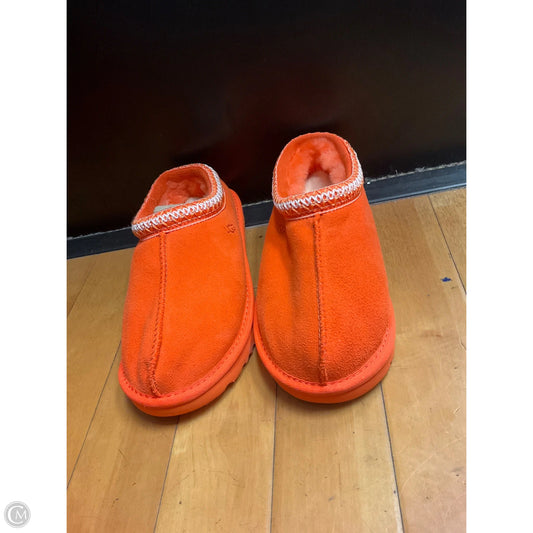 Slippers Designer By Ugg In Orange, Size: 8