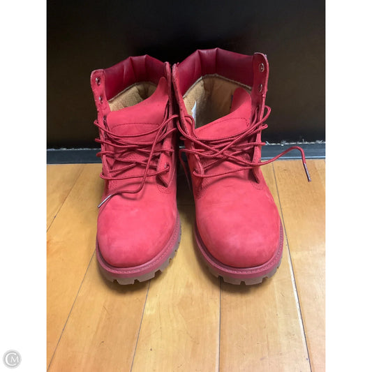 Boots Hiking By Timberland In Red, Size: 6