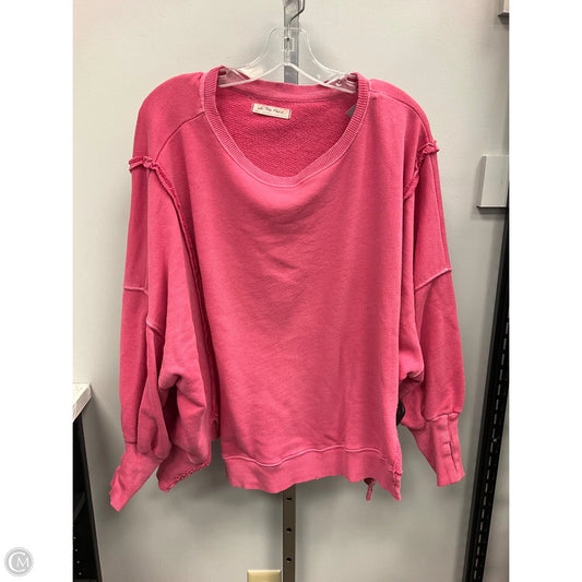 Top Long Sleeve By We The Free In Pink, Size: Xs
