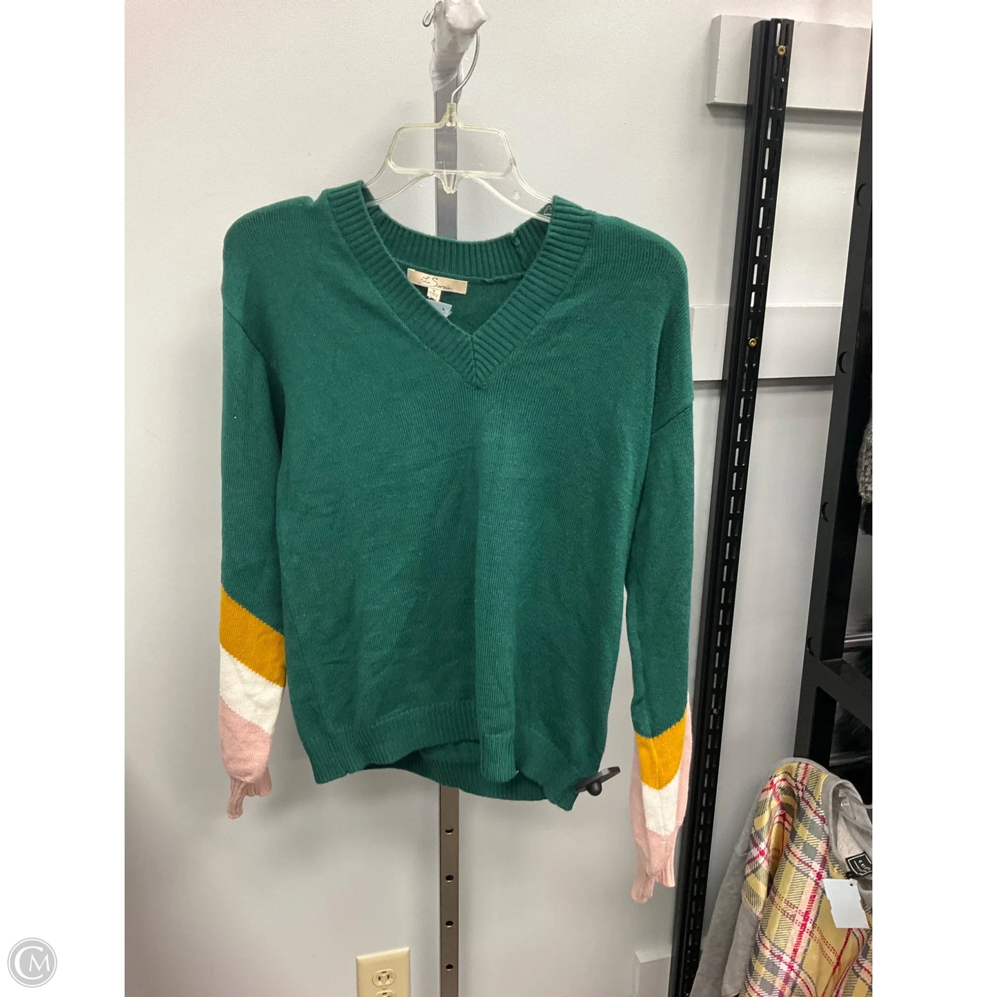 Sweater By Clothes Mentor In Green, Size: S