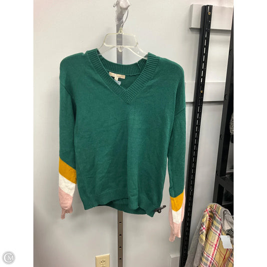 Sweater By Clothes Mentor In Green, Size: S